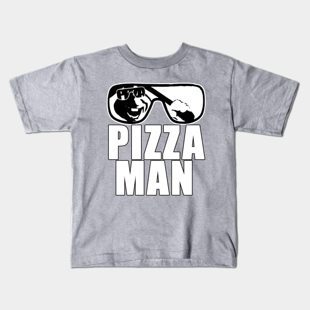 The "Pizza Man" Pepperoni Sausage Kids T-Shirt by GodsBurden